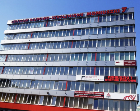Moniuszki 7 centrum biurowo-szkoleniowe - nowoczesna przestrzeń dla biznesu w samym centrum Katowic