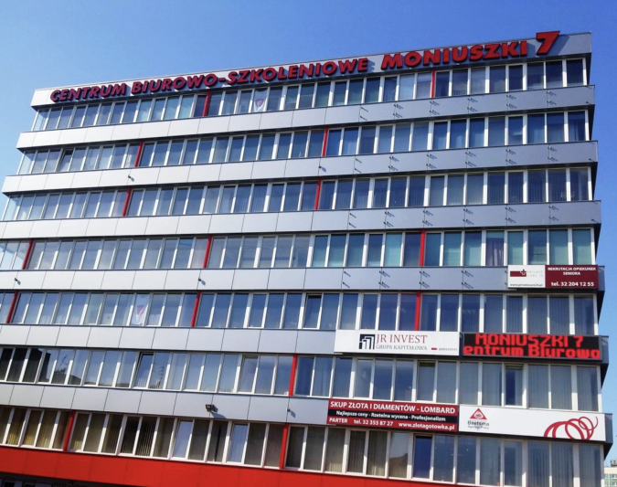Moniuszki 7 centrum biurowo-szkoleniowe - nowoczesna przestrzeń dla biznesu w samym centrum Katowic