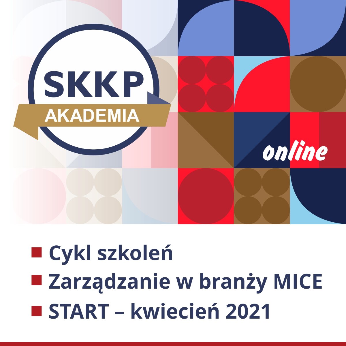 Cykl kursów online związanych z branżą MICE - rusza nowy projekt AKADEMII SKKP ONLINE