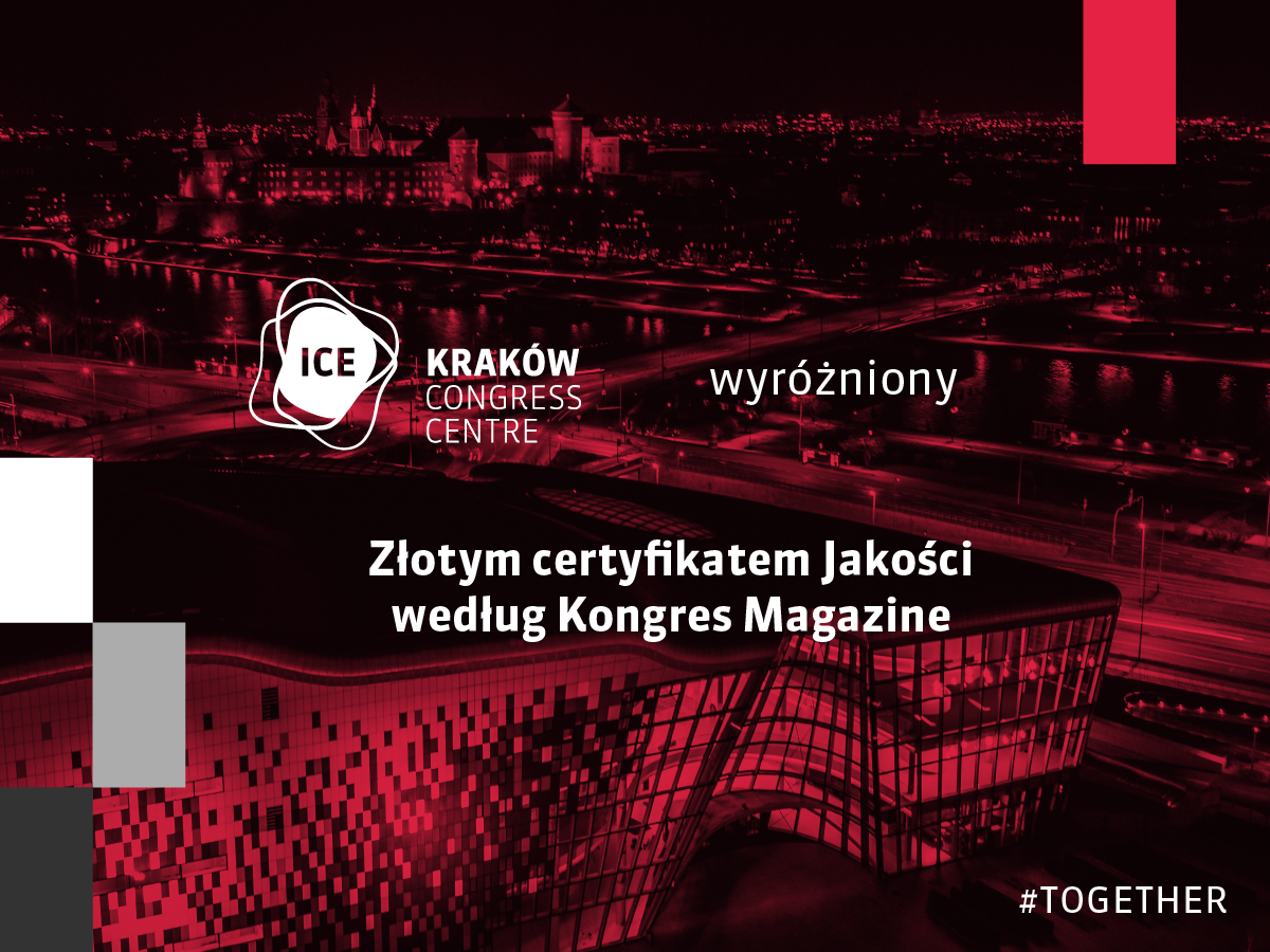 ICE Kraków najlepszym obiektem kongresowym w Europie!