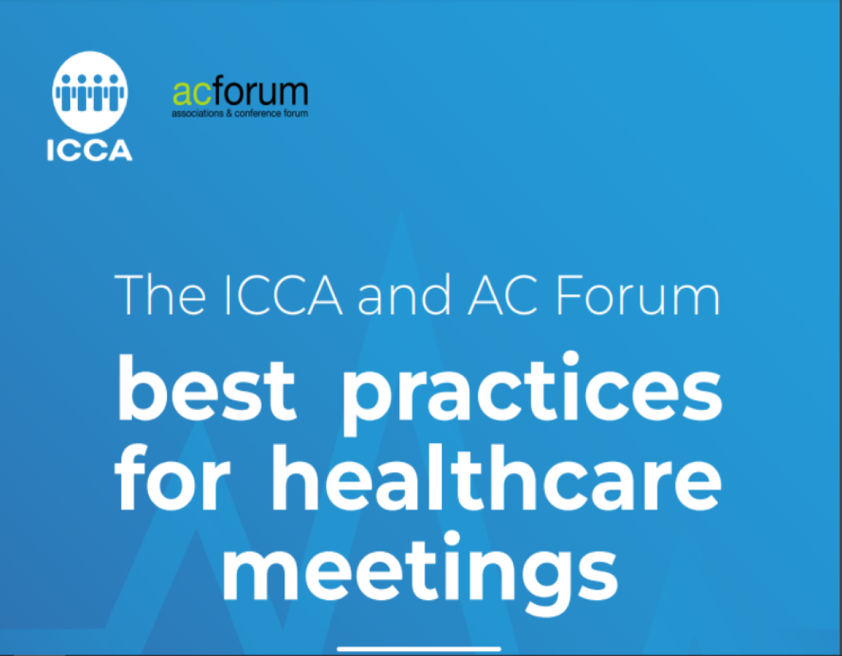 Nowy raport ICCA I AC FORUM - Najlepsze praktyki dotyczące spotkań medycznych. 