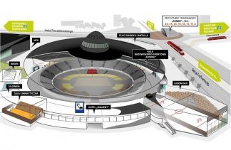 Hale widowiskowo - sportowe - Hala Widowiskowo-Sportowa SPODEK - obiekt - zdjęcie 24 