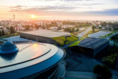 Hale widowiskowo - sportowe - Hala Widowiskowo-Sportowa SPODEK - zdjęcie 2