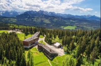 Hotel Tatry widok z lotu ptaka